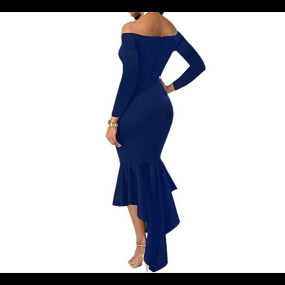 🆕Mermaid Evening Party Midi Dress - Picture 2 of 3